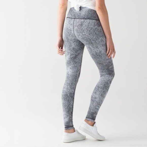 lululemon athletica Pants - Lululemon Wunder Under High Rise Leggings - Gray